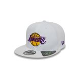 New Era LA Lakers NBA Repreve White 9FIFTY Snapback Cap - Blanc - Cappello