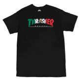Thrasher Skate Mag Mexico Revista Short Sleeve Tee - Nero - Maglietta a maniche corte