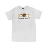 Thrasher Skate Mag Fortune Logo Short Sleeve Tee - Grigio - Maglietta a maniche corte