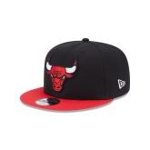 New Era Chicago Bulls Team Side Patch Black 9FIFTY Snapback Cap - Nero - Cappello