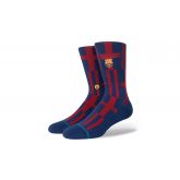 Stance Futbol Club Barcelona Banner Crew Socks - Blu - Calzini