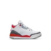 Air Jordan 3 Retro "Fire Red" (PS) - Blanc - Scarpe