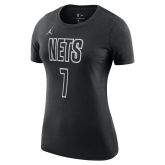 Jordan NBA Brooklyn Nets Essential Statement Edition Wmns Tee - Nero - Maglietta a maniche corte