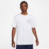 Nike Swoosh Basketball Tee White - Blanc - Maglietta a maniche corte