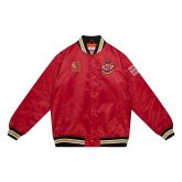 Mitchell & Ness NBA All Star West Heavyweight Satin Jacket Update - Rosso - Giacca