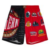 Mitchell & Ness NBA Western Conference Jumbotron 3.0 All Star Shorts - Rosso - Pantaloncini