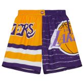 Mitchell & Ness NBA LA Lakers Jumbotron 3.0 Shorts - Giallo - Pantaloncini