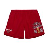 Mitchell & Ness NBA Chicago Bulls Team Heritage Woven Shorts - Rosso - Pantaloncini