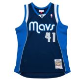 Mitchell & Ness NBA Dallas Mavericks 2011 Dirk Nowitzki Swingman Jersey - Blu - Maglia