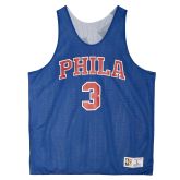 Mitchell & Ness NBA Philadelphia 76ers Allen Iverson Reversible Mesh Tank - Blu - Maglia