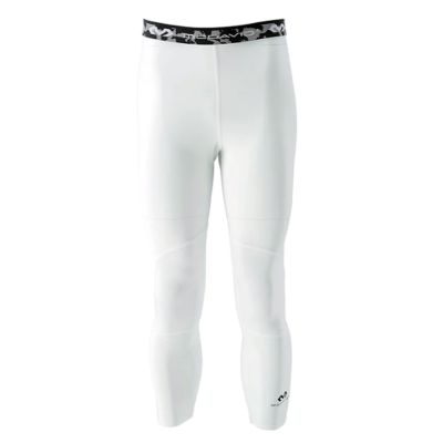 McDavid Compression 3/4 Tight With Dual Layer Knee Support White - Blanc - Pantaloni