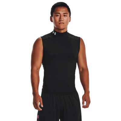 Under Armour UA HG Armour Comp Mock SL Black - Nero - Canotta a compressione Under Armour UA HG Armour Comp Mock SL Black - Nero - Canotta a compressione