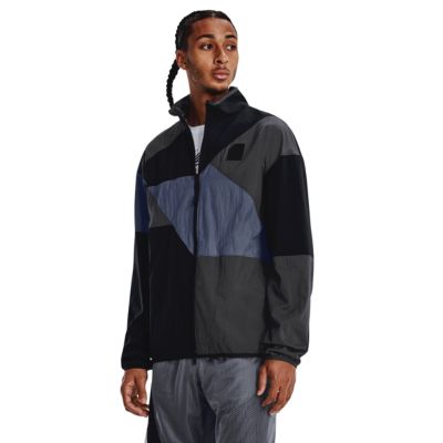 Under Armour Curry FZ Woven Jacket Black - Nero - Giacca