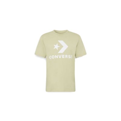 Converse Center Front Star Chevron Tee - Verde - Maglietta a maniche corte