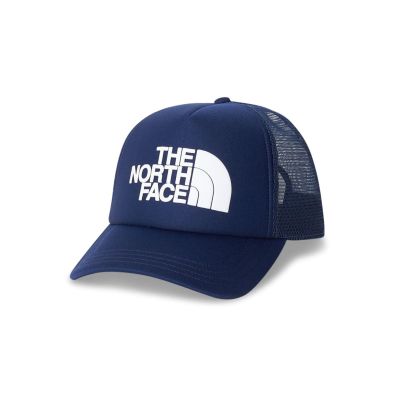 The North Face Logo Trucker Cap - Blu - Cappello