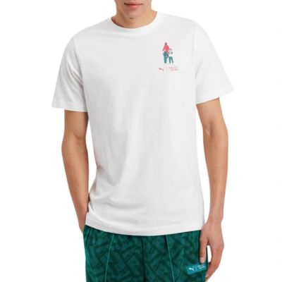 Puma x SQUID GAME Tee M - Blanc - Maglietta a maniche corte Puma x SQUID GAME Tee M - Blanc - Maglietta a maniche corte