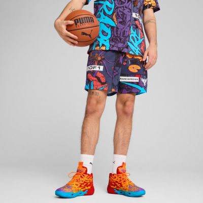 Puma x LaMelo Phoenix Blue Crystal Shorts - Blu - Pantaloncini