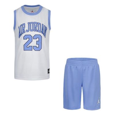Jordan Boys Muscle Tank And Shorts 2pc Set University Blue - Blu - set