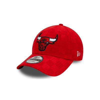 New Era 940 NBA Tonal check 9forty CHIBUL - Rosso - Cappello