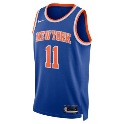 Nike Jalen Brunson New York Knicks Icon Edition 2022/23 Dri-FIT NBA Swingman Jersey Rush Blue - Blu - Maglia Nike Jalen Brunson New York Knicks Icon Edition 2022/23 Dri-FIT NBA Swingman Jersey Rush Blue - Blu - Maglia