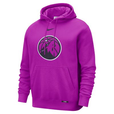 Nike Minnesota Timberwolves City Edition Club Hoodie - Viola - Hoodie