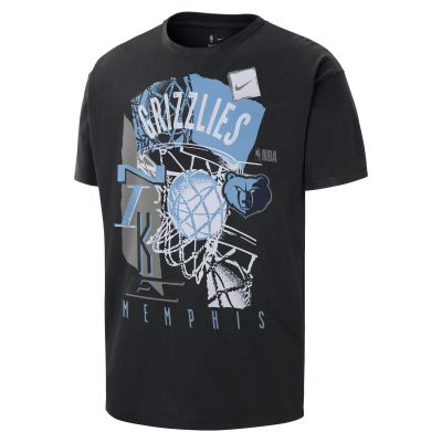 Nike NBA Memphis Grizzlies Courtside Vintage Tee Black - Nero - Maglietta a maniche corte Nike NBA Memphis Grizzlies Courtside Vintage Tee Black - Nero - Maglietta a maniche corte