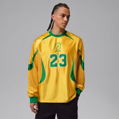 Jordan Statement Goalie Top Varsity Maize - Giallo - Maglietta a maniche corte Jordan Statement Goalie Top Varsity Maize - Giallo - Maglietta a maniche corte