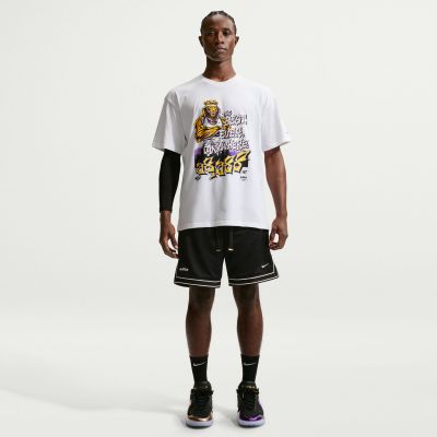 Nike LeBron "For The Record" Basketball Tee White - Blanc - Maglietta a maniche corte Nike LeBron "For The Record" Basketball Tee White - Blanc - Maglietta a maniche corte