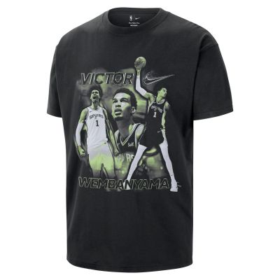 Nike NBA Victor Wembanyama Tee - Nero - Maglietta a maniche corte Nike NBA Victor Wembanyama Tee - Nero - Maglietta a maniche corte