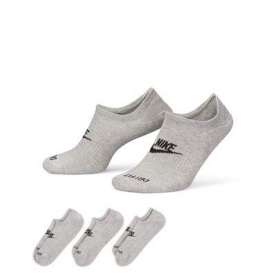 Nike Everyday Plus Cushioned Footie 3-Pack Socks - Grigio - Calzini