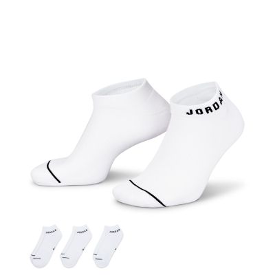 Jordan Everyday No-Show 3-Pack Socks White - Blanc - Calzini