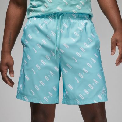 Jordan Essentials Poolside Shorts Bleached Aqua - Blu - Pantaloncini