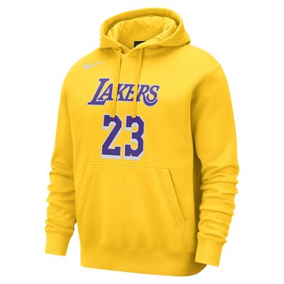 Nike NBA Los Angeles Lakers Club Pullover Amarillo - Giallo - Hoodie