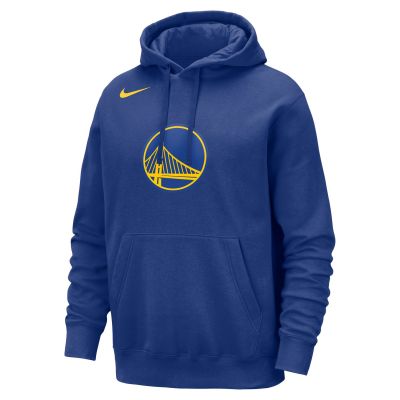 Nike NBA Golden State Warriors Club Pullover Hoodie Rush Blue - Blu - Hoodie