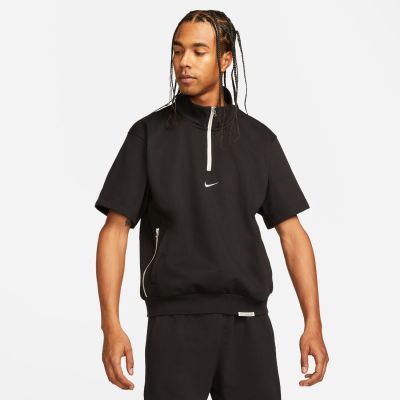 Nike Dri-FIT Standard Issue 1/4 Basketball Top Black - Nero - Maglietta a maniche corte