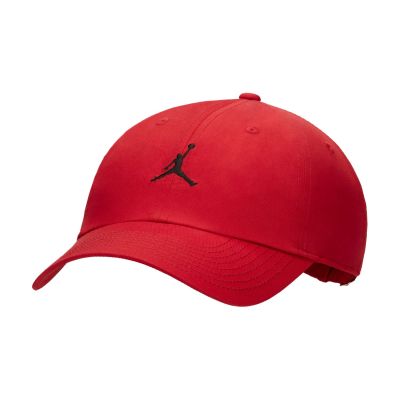 Jordan Club Adjustable Unstructured Cap Gym Red - Rosso - Cappello