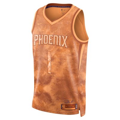 Nike Dri-FIT NBA Devin Booker Phoenix Suns 2023 Select Series Swingman Jersey Fuel Orange - Arancia - Maglia