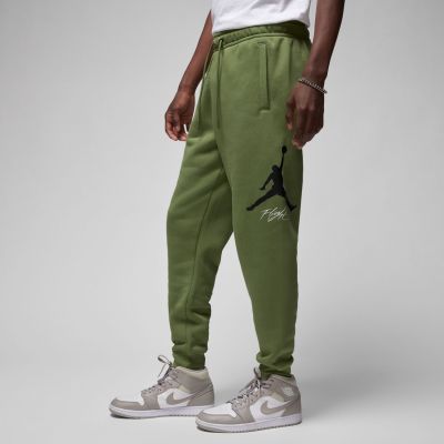 Jordan Essentials Fleece Baseline Pants Sky J Olive - Verde - Pantaloni
