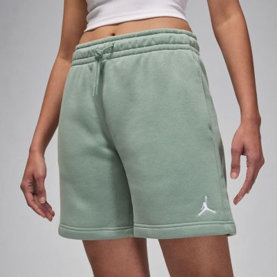 Jordan Brooklyn Fleece Wmns Shorts Jade Smoke - Verde - Pantaloncini