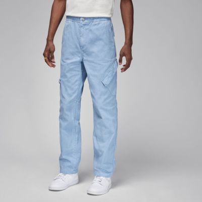 Jordan Essentials Washed Chicago Pants Blue Grey - Blu - Pantaloni