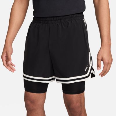 Nike NBA Kevin Durant Woven DNA 2in1 4in Shorts - Nero - Pantaloncini