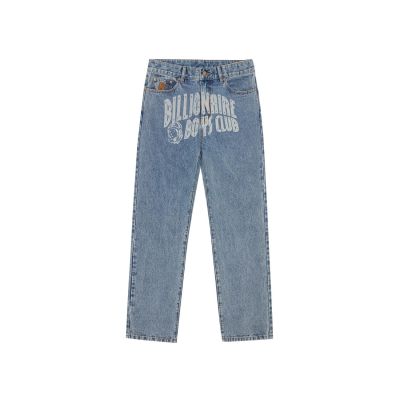 Billionaire Boys Club Faded Arch Logo Denim Pants - Blu - Pantaloni Billionaire Boys Club Faded Arch Logo Denim Pants - Blu - Pantaloni