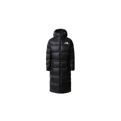 The North Face W Nuptse Belted Long Parka - Nero - Giacca