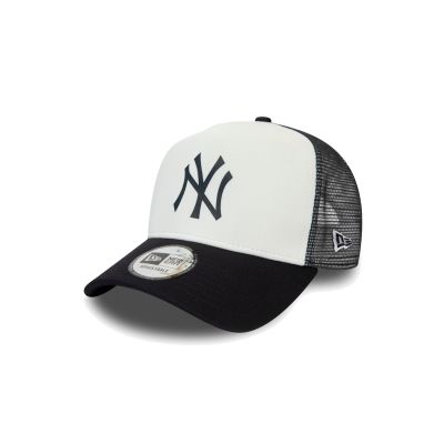 New Era Yankees Team Colour White A-Frame Trucker Cap - Nero - Cappello