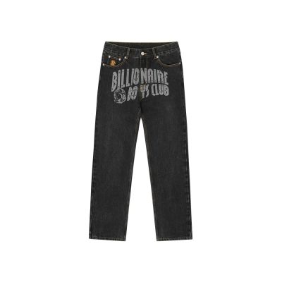Billionaire Boys Club Faded Arch Logo Denim Pants Black - Nero - Pantaloni Billionaire Boys Club Faded Arch Logo Denim Pants Black - Nero - Pantaloni