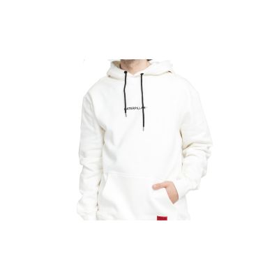 Caterpillar Double Print Hoodie White - Blanc - Hoodie Caterpillar Double Print Hoodie White - Blanc - Hoodie