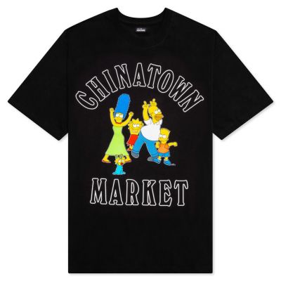 The Simpsons X Chinatown Market Family Og T-Shirt Black - Nero - Maglietta a maniche corte