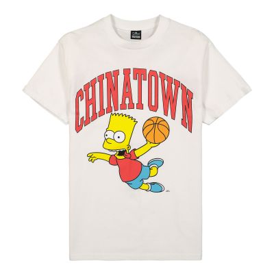 The Simpsons X Chinatown Market Air Bart Arc T-Shirt White - Blanc - Maglietta a maniche corte