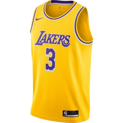 Nike Anthony Davis LA Lakers Icon Edition 2020 Jersey - Giallo - Maglia