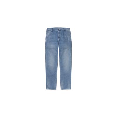 Carhartt WIP Ruck Single Knee Pant Blue (Worn Bleached) - Blu - Pantaloni